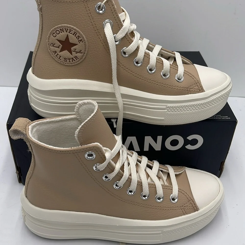 Converse WMNS Tan High-Top Leather Platform Sneakers A09261C
CTAS MOVE HI WARM - Picture 2 of 16